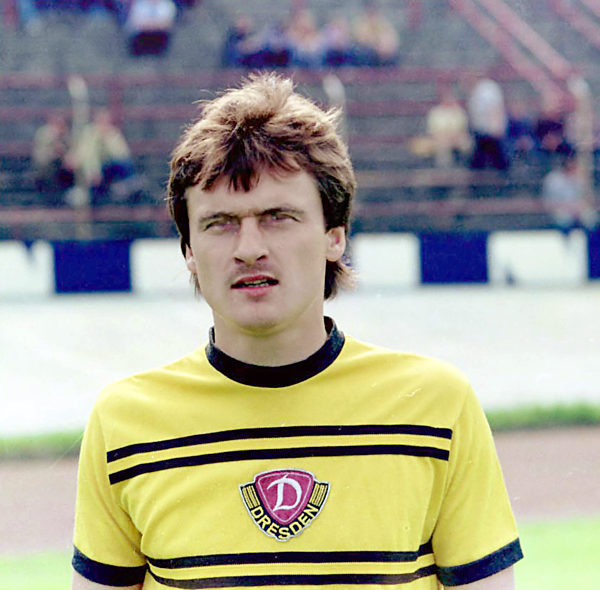 DDR - Fußball - Dynamo Dresden-Stürmer Frank Lippmann