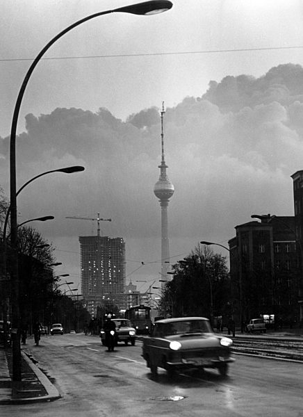 GDR - Construction works at Alexanderplatz in Berlin