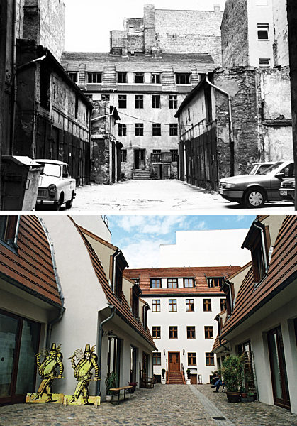 KOMBO - Die Aufnahmen zeigen den Paulinenhof in der Sophienstraße 28/29 in...