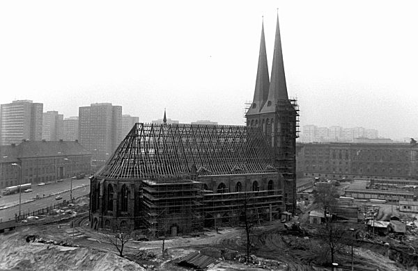Berlin - Aufbau Nikolaikirche
