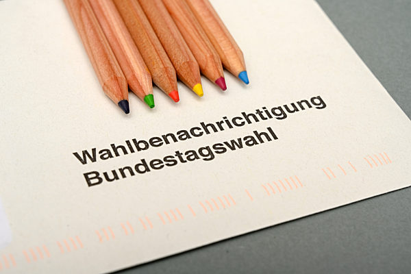 Wahlbenachrichtigung für die Bundestagswahl 2021