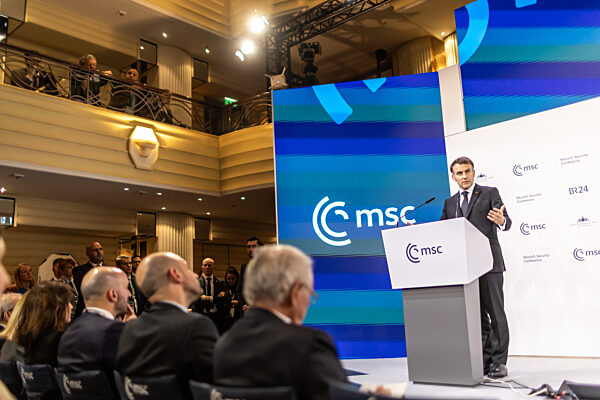Emmanuel Macron Addresses Global Leaders at Munich Security Conference