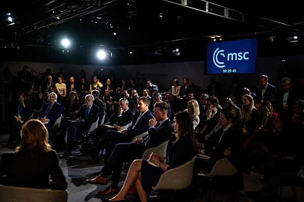 Engaged Audience at the Munich Security Conference