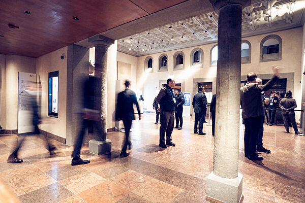 Dynamic Interactions at a Conference Venue