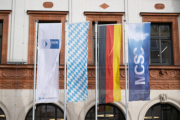 Flags Representing Collaboration at the Munich Security Conference