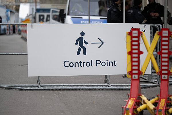 Security Control Point at Munich Security Conference