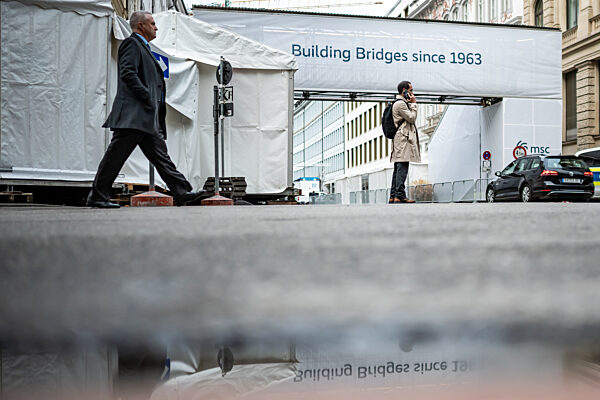 Moments Outside the Munich Security Conference