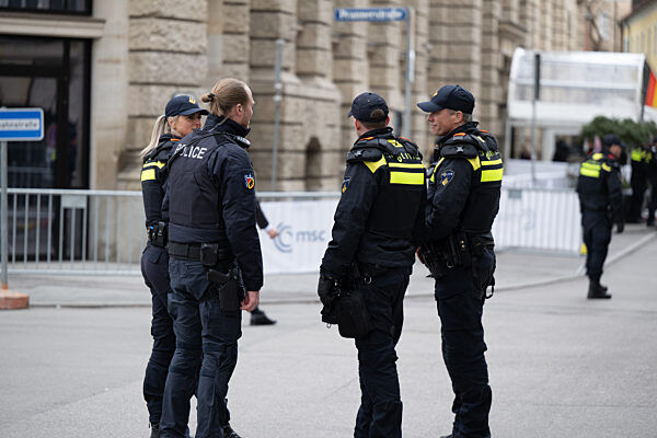 Security Personnel Strategize at Munich Security Conference