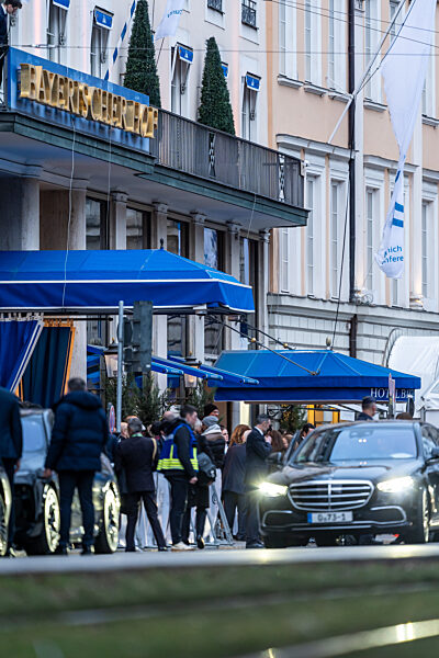 Prominent Gathering at Bayerischer Hof During Munich Security Conference