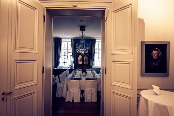 Elegant Dining Room Prepared for a Formal Gathering