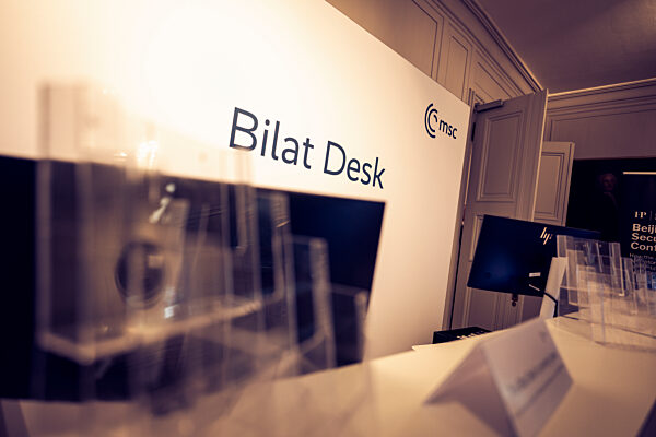 Bilat Desk at Munich Security Conference