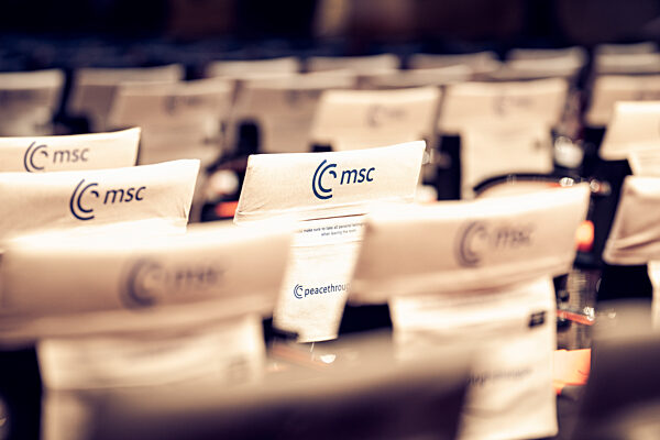 Prepared Seats at the Munich Security Conference