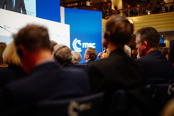 Engaged Audience at the Munich Security Conference