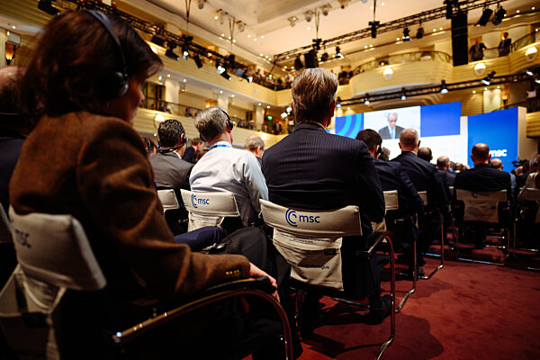 Engaged Audience at the Munich Security Conference
