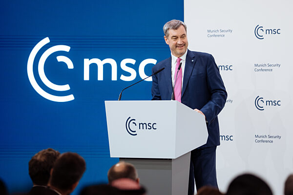 Markus Söder Addresses the Munich Security Conference
