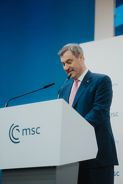 Markus Söder Addresses the Munich Security Conference