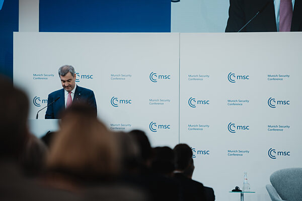 Markus Söder Addresses the Munich Security Conference