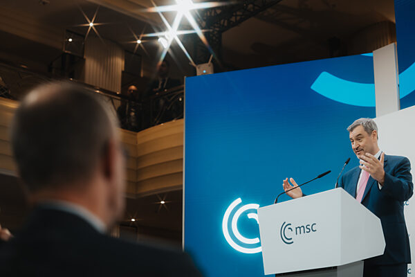 Markus Söder Addresses the Munich Security Conference