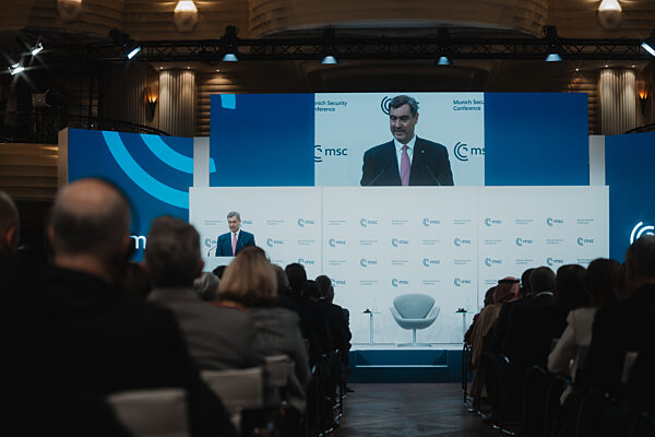 Markus Söder Addresses the Munich Security Conference
