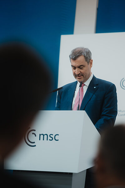 Markus Söder Addresses the Munich Security Conference