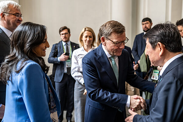 Participants of the G7 Foreign Ministers meeting at the sidelines of the Munich Security Conference