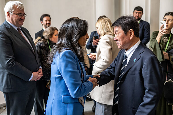 Participants of the G7 Foreign Ministers meeting at the sidelines of the Munich Security Conference