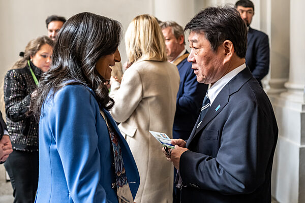 Participants of the G7 Foreign Ministers meeting at the sidelines of the Munich Security Conference