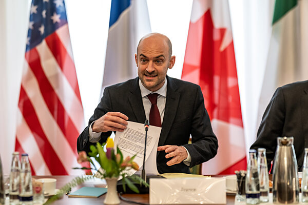 Participants of the G7 Foreign Ministers meeting at the sidelines of the Munich Security Conference