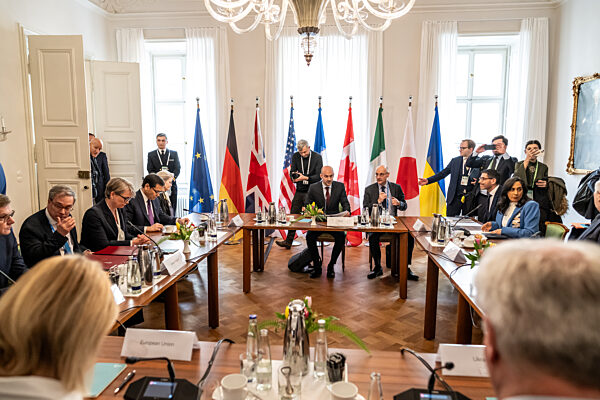 Participants of the G7 Foreign Ministers meeting at the sidelines of the Munich Security Conference