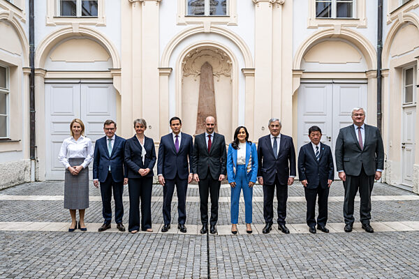 Participants of the G7 Foreign Ministers meeting at the sidelines of the Munich Security Conference