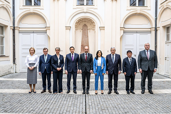 Participants of the G7 Foreign Ministers meeting at the sidelines of the Munich Security Conference