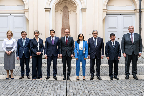 Participants of the G7 Foreign Ministers meeting at the sidelines of the Munich Security Conference