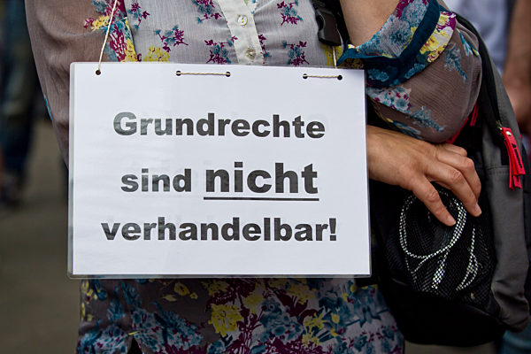 Demonstration Querdenken Berlin 01.08. 2021
