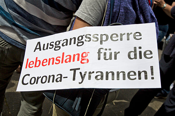 Demonstration Querdenken Berlin 01.08. 2021