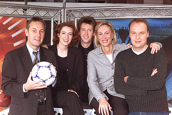 NeuesSAT1 ran team: Jörg Wontorra; Monika Lierhaus; Lou Richter...