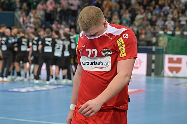 Oesterreich - Deutschland, Handball, EHF, Olympia - Qualifikation, 17.03.2024, Men,
