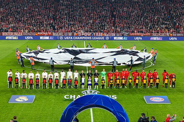 FC Bayern Muenchen vs. Real Madrid, Fussball, UEFA, Champions League, Viertelfinale, Rueckspiel, 15.04.2026
