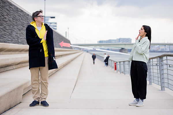 Clarissa Correa da Silva und Ralph Caspers