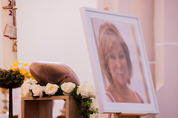 Trauerfeier für Heide Keller