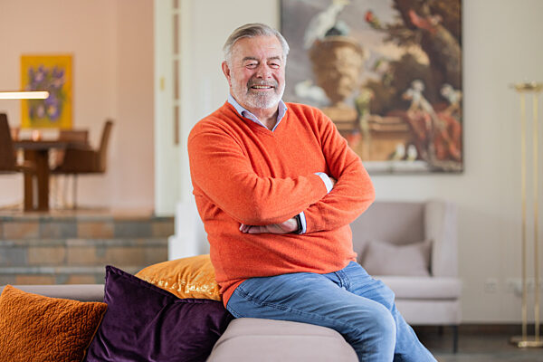 Zu Hause bei Moderator Harry Wijnvoord