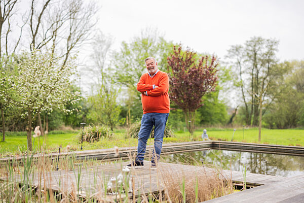 Zu Hause bei Moderator Harry Wijnvoord
