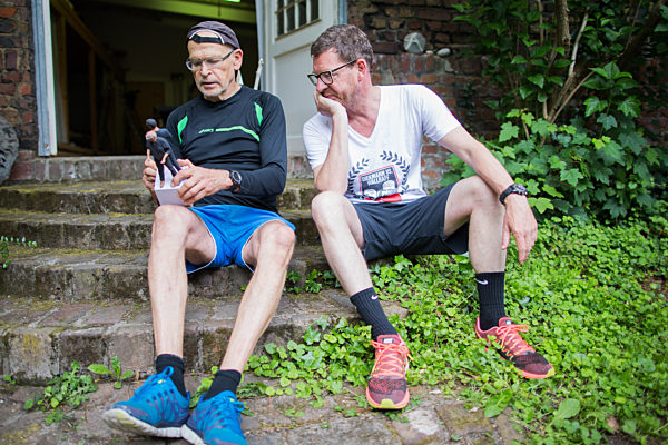 Tischtennis-Duell zwischen Wallraff und Diekmann