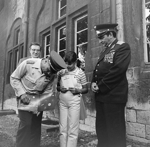 Kosmonauten besuchen die Universität 1983