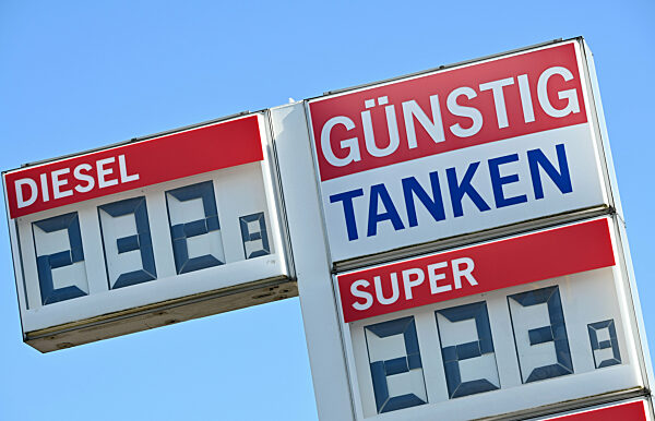 Preisentwicklung beim Tanken