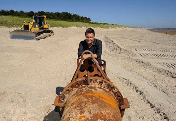 Sandaufspülungen auf der Insel Föhr