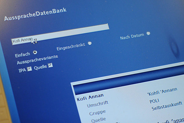 Aussprache-Datenbank der ARD