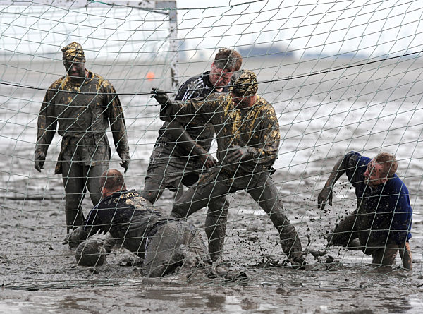 Fußball im Watt