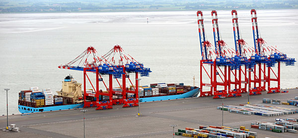 JadeWeserPort  Einweihung