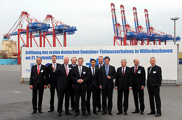 JadeWeserPort  Einweihung