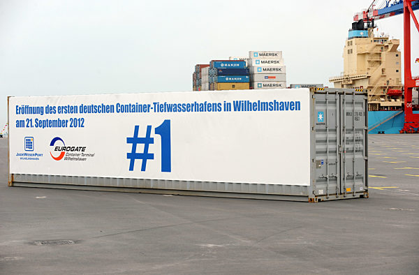 JadeWeserPort  Einweihung